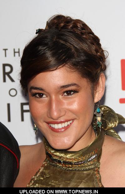 Q'Orianka Kilcher at The Tree of Life Los Angeles Premiere Arrivals