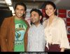 Ranveer Singh ,Maneesh Sharma and Anushka Sharma at Reliance Digital to promote their film "Ladies vs Ricky Bahl" in New 