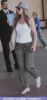 Rebecca Gayheart is seen  running out of a Los Angeles theatre