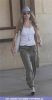 Rebecca Gayheart is seen  running out of a Los Angeles theatre
