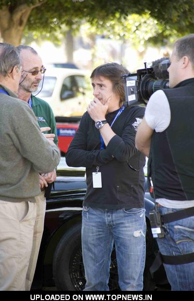 Richard Hammond at BBC's "Top Gear" Television Show Filming in Mallorca on March 20, 2009