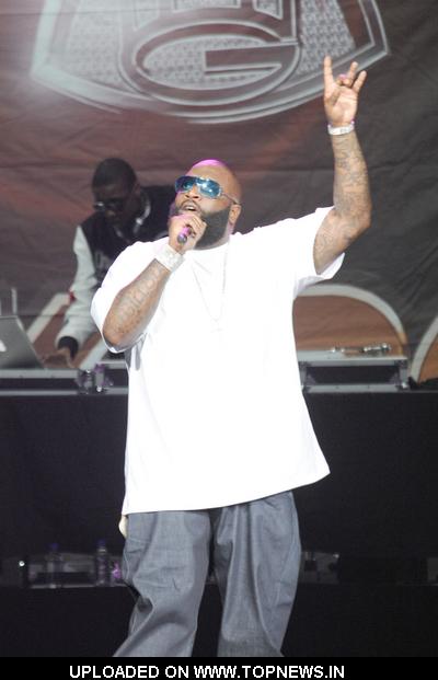 Rick Ross at Lil Wayne in Concert in Concert at The United Center in Chicago, IL