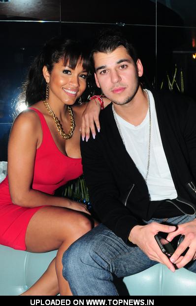 Rosa Acosta and Rob Kardashian Celebrates His 24th Birthday at Stingaree 