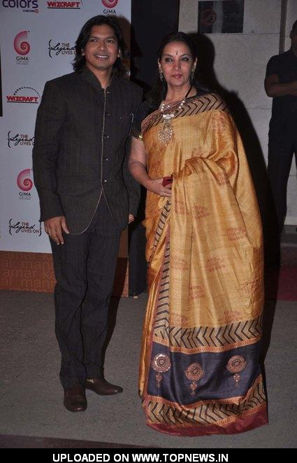 Shaan and Shabana Azmi at Jagjit Singh tribute concert at Lalit Hotel