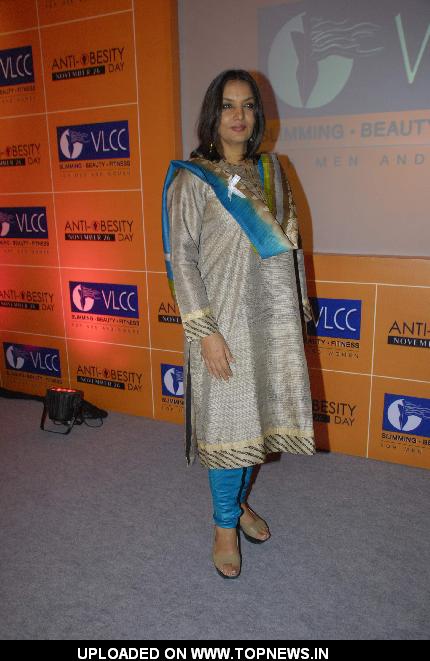 Shabana Azmi at VLCC ant iobesity drive