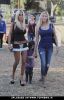 Shauna Sands visits Mr. Bones Pumpkin Patch in West Hollywood with her family and friends