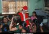 Actor Shiney Ahuja turns Santa at Andheri