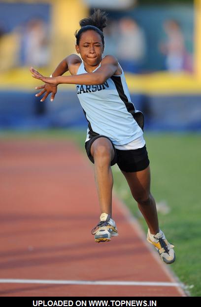 Starasia Childs at 2008 Track - L.A. City Section Finals - May 22, 2008