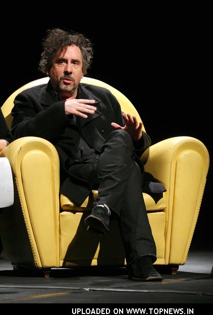 Tim Burton Speaks to Fans at the Auditorium Parco della Musica in Rome, Italy on January 23, 2008