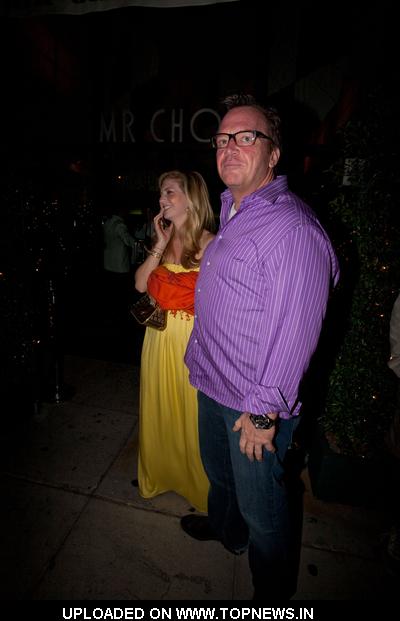 Tom Arnold Departing Mr Chow in Beverly Hills on June 27, 2009