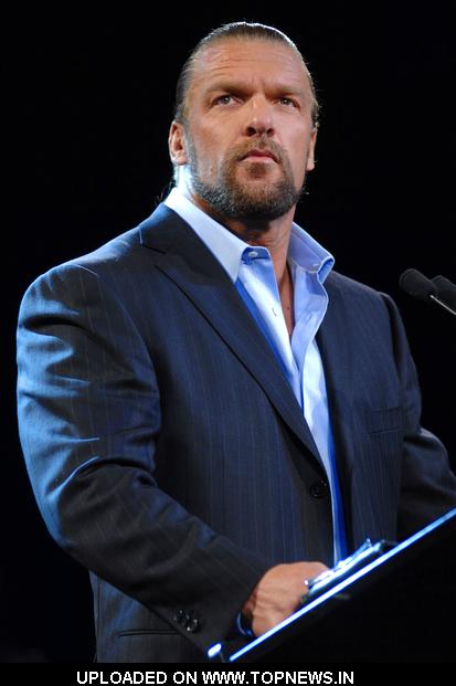 Triple H at WrestleMania 25th Anniversary Press Conference