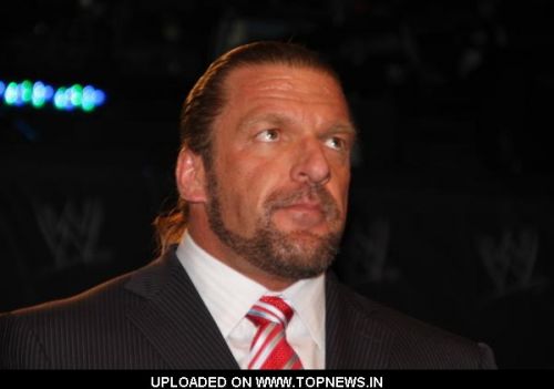 Triple H at 2011 WWE Wrestlemania XXVII Press Conference