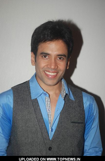 Tusshar Kapoor at a press meet.
