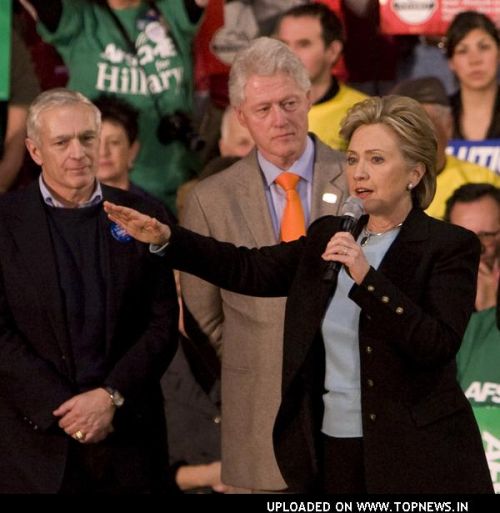 Wesley Clark at Hillary Clinton Rally, Greenspun Middle School in Henderson, Nevada