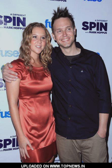 Amy Schumer and Mark Hoppus FUSE's "A Different Spin With Mark Hoppus" launch party