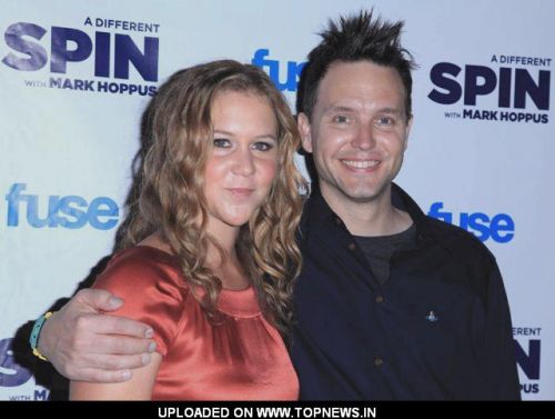 Amy Schumer and Mark Hoppus FUSE's "A Different Spin With Mark Hoppus" launch party