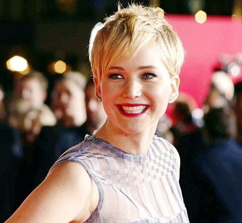 J- Law still not over last year's Oscars fall