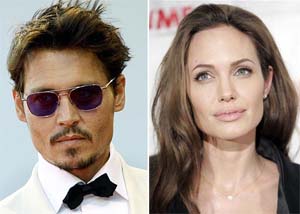 Depp, Jolie named Brits’ ideal movie leads