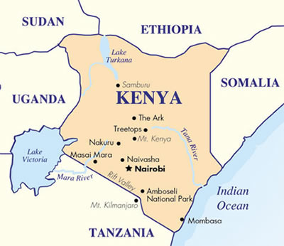 Kenya Map