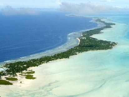 View of Kiribati