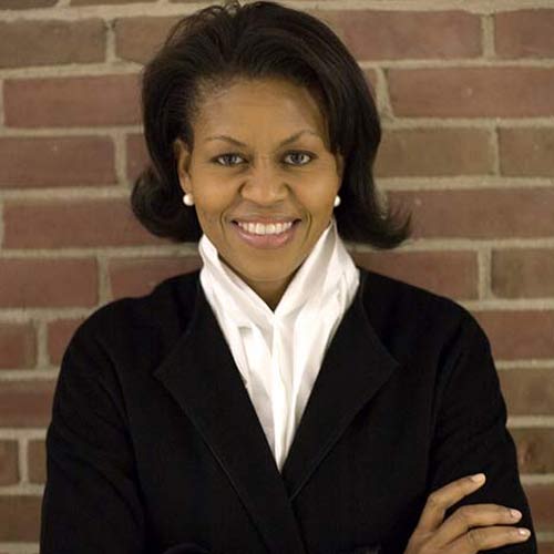 Michelle Obama shows off new