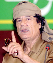 Moammar Gaddafi