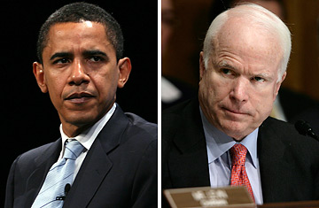 Latest Gallup poll place Obama and McCain on equal footing