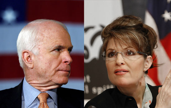 John McCain, Sarah Palin