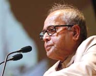 Defence Minister Pranab Mukherjee