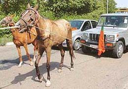 Protest against fuel price hike