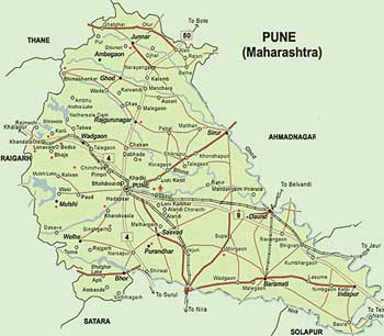 Pune Detailed Map