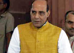 Rajnath Singh calls on Varun Gandhi at Etah jail