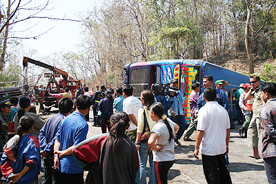 One killed as bus collides with runaway circus elephant 