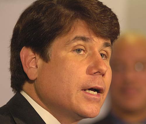 blagojevich house. Blagojevich appeared in