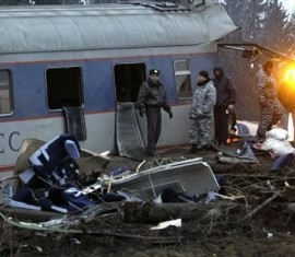 Russian train crash feared to be a terrorist act