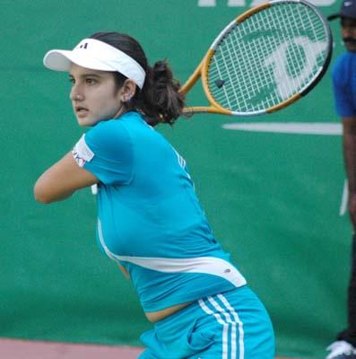 Indian tennis star Sania Mirza