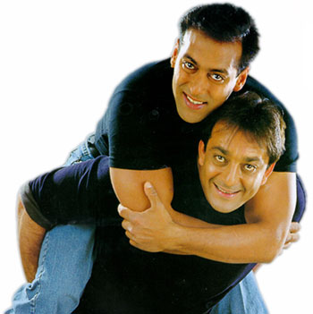 Salman Khan and Sanjay Dutt