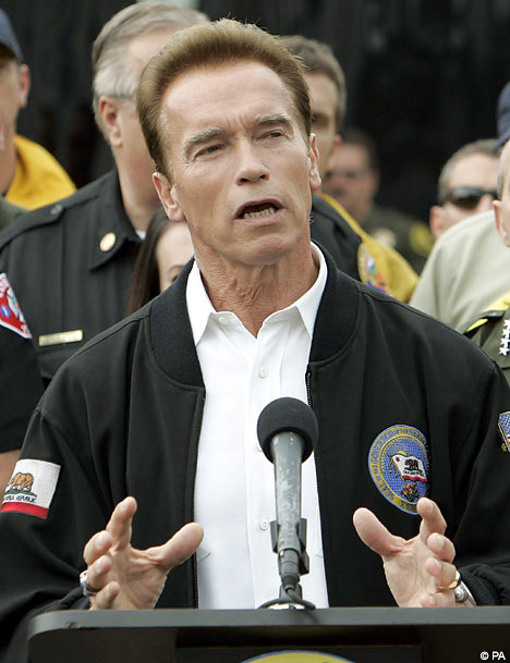 Schwarzenegger declares California drought