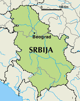 Serbia Map