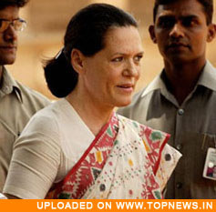 Congress president Sonia Gandhi