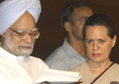 Manmohan Singh & Sonia Gandhi