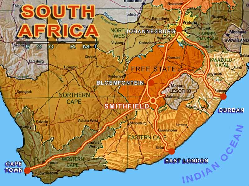 Map Of South African Provinces. S.African doctors demonstrate