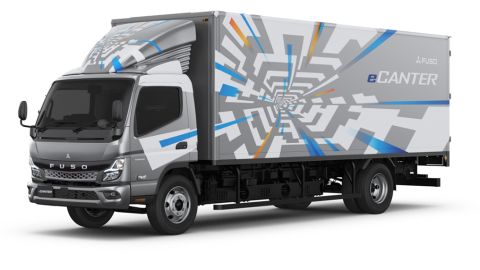 Mitsubishi launches FUSO all-electric eCanter truck in Hong Kong