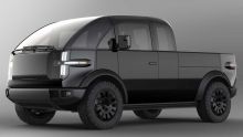 Canoo releases images of fully-electric pickup truck, with official roll out set for 2023