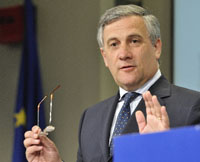 EU Transport Commissioner Antonio Tajani