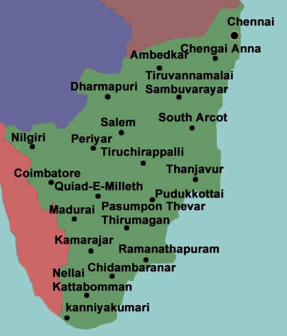 Tamilnadu Map