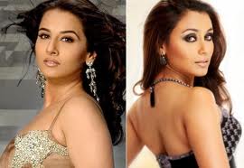Rani Mukherji And Vidya Balan Kiss And Make Up