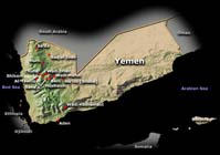 yemen map