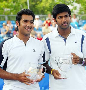 Rohan Bopanna and Aisam-Ul-Haq  Qureshi