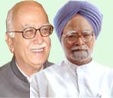 LK Advani & Manmohan Singh